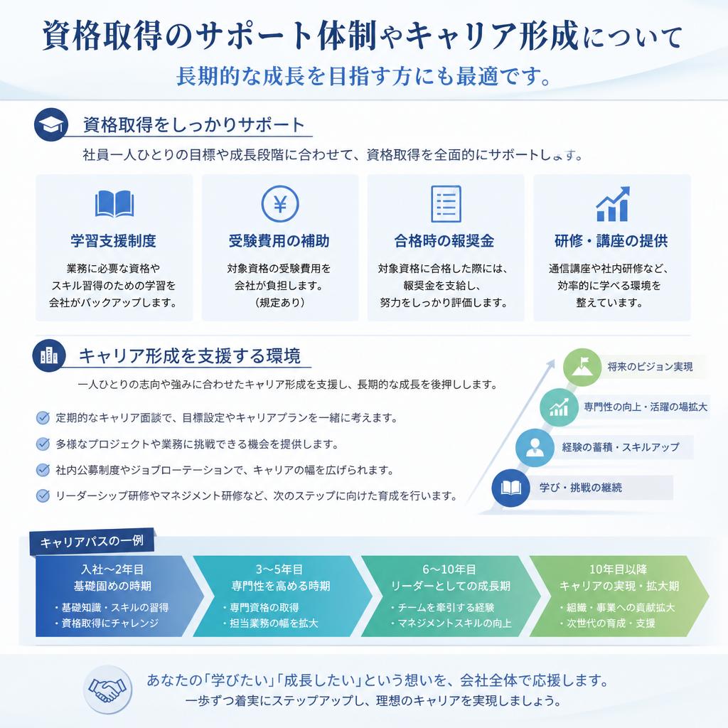 キャリア形成と資格取得支援