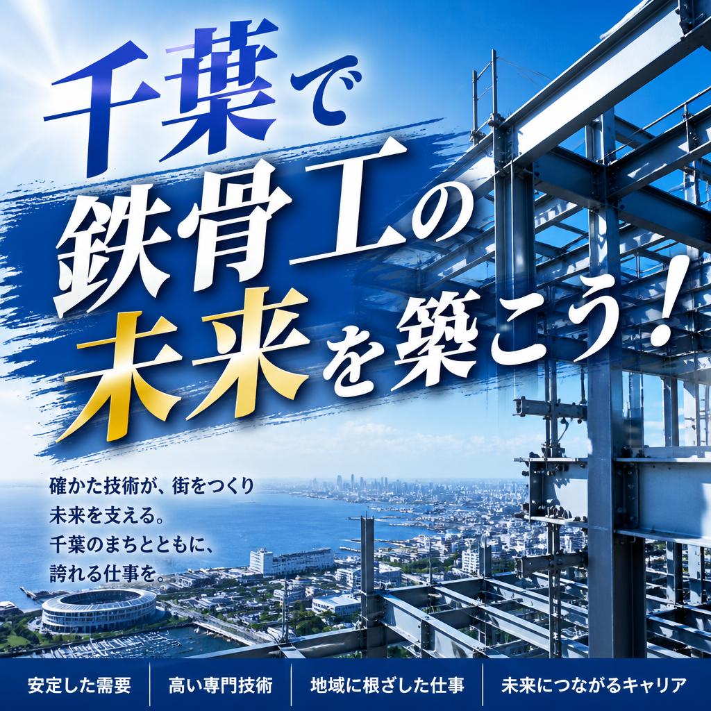 千葉で鉄骨工の未来を築こう！