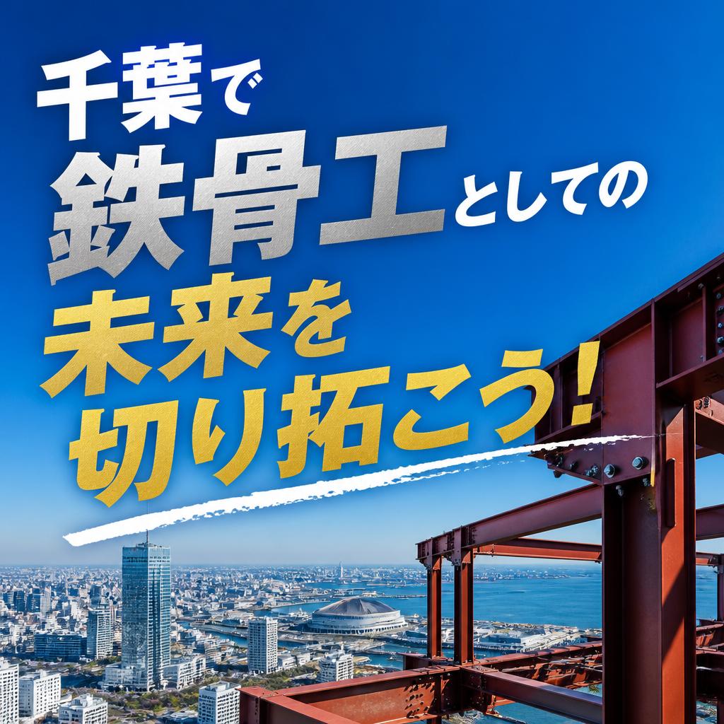 千葉で鉄骨工としての未来を切り拓こう！