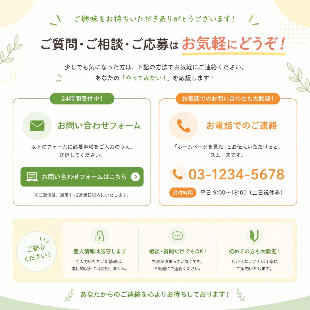 07. お問い合わせ・応募方法