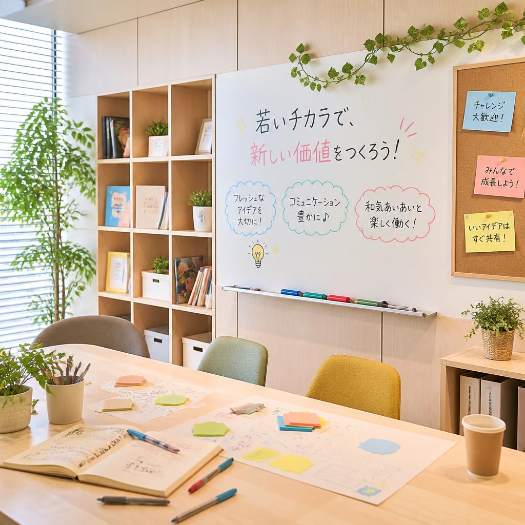 若手中心の活気ある職場