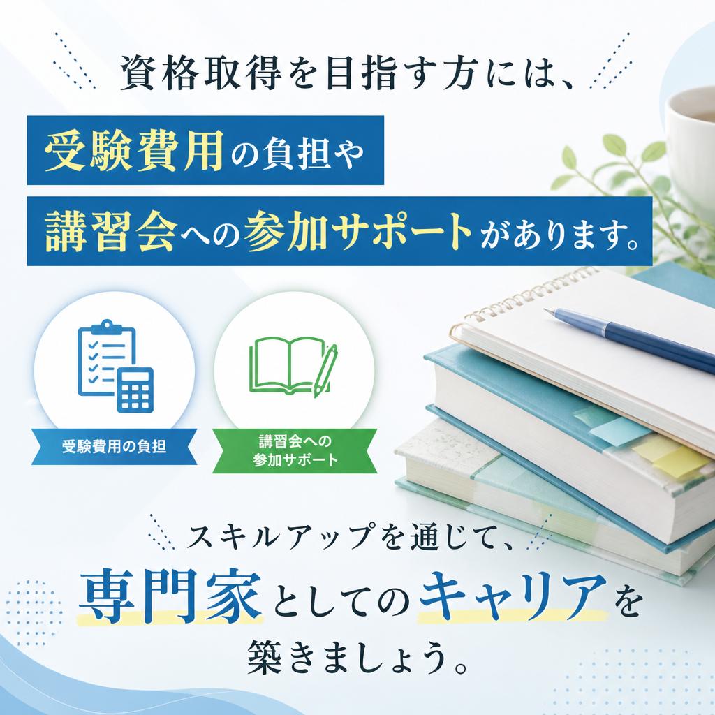 充実の資格取得支援