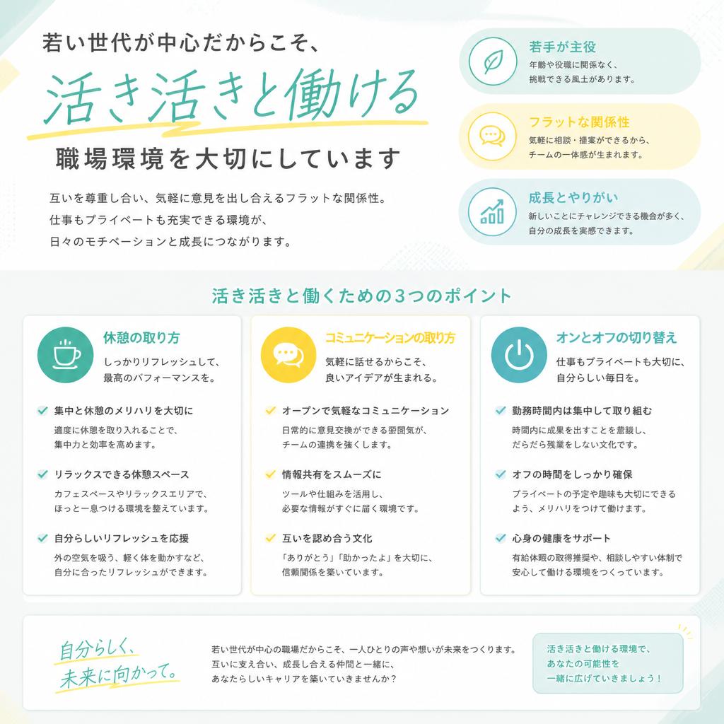 5. 勤務環境と職場の雰囲気
