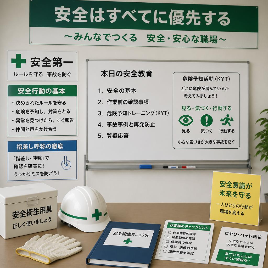 安全第一の職場環境