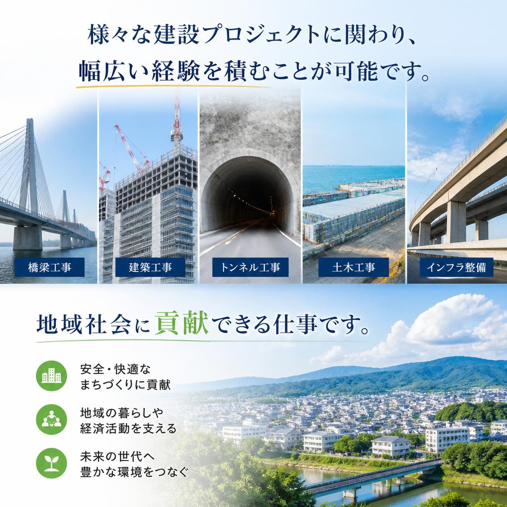多彩な現場での経験が豊富