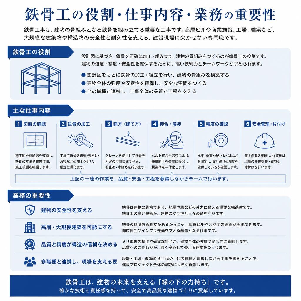 2. 鉄骨工とは？