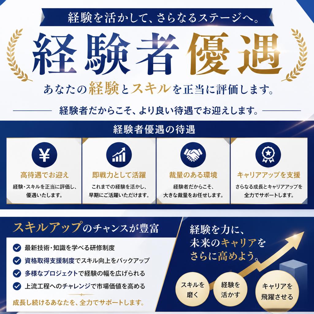 4. 経験者の方への待遇