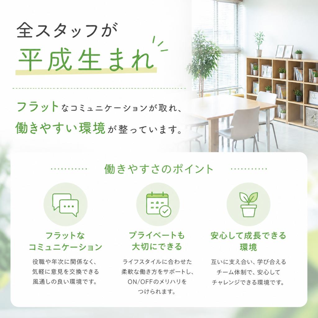 5. 若い世代が活躍する職場