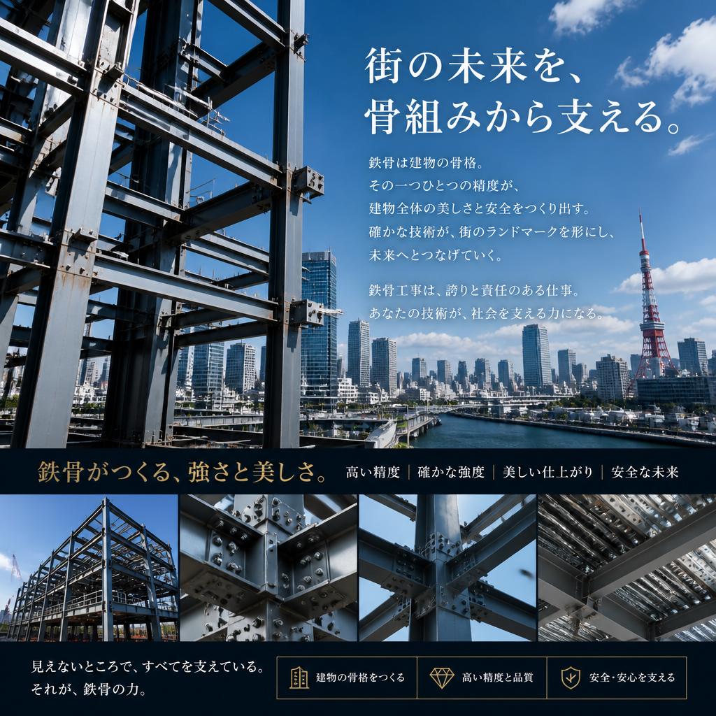 鉄骨工の魅力