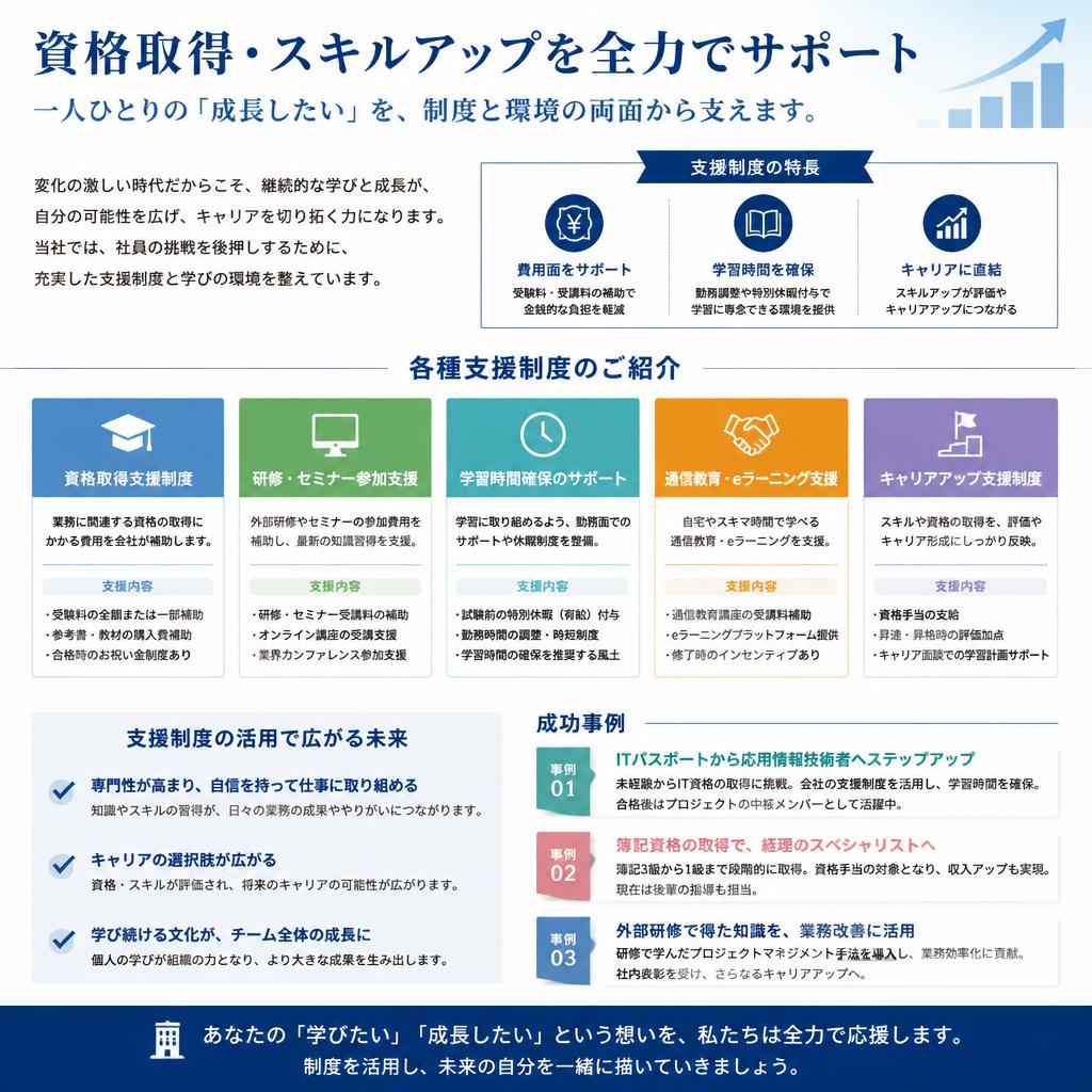 4. スキルアップの支援