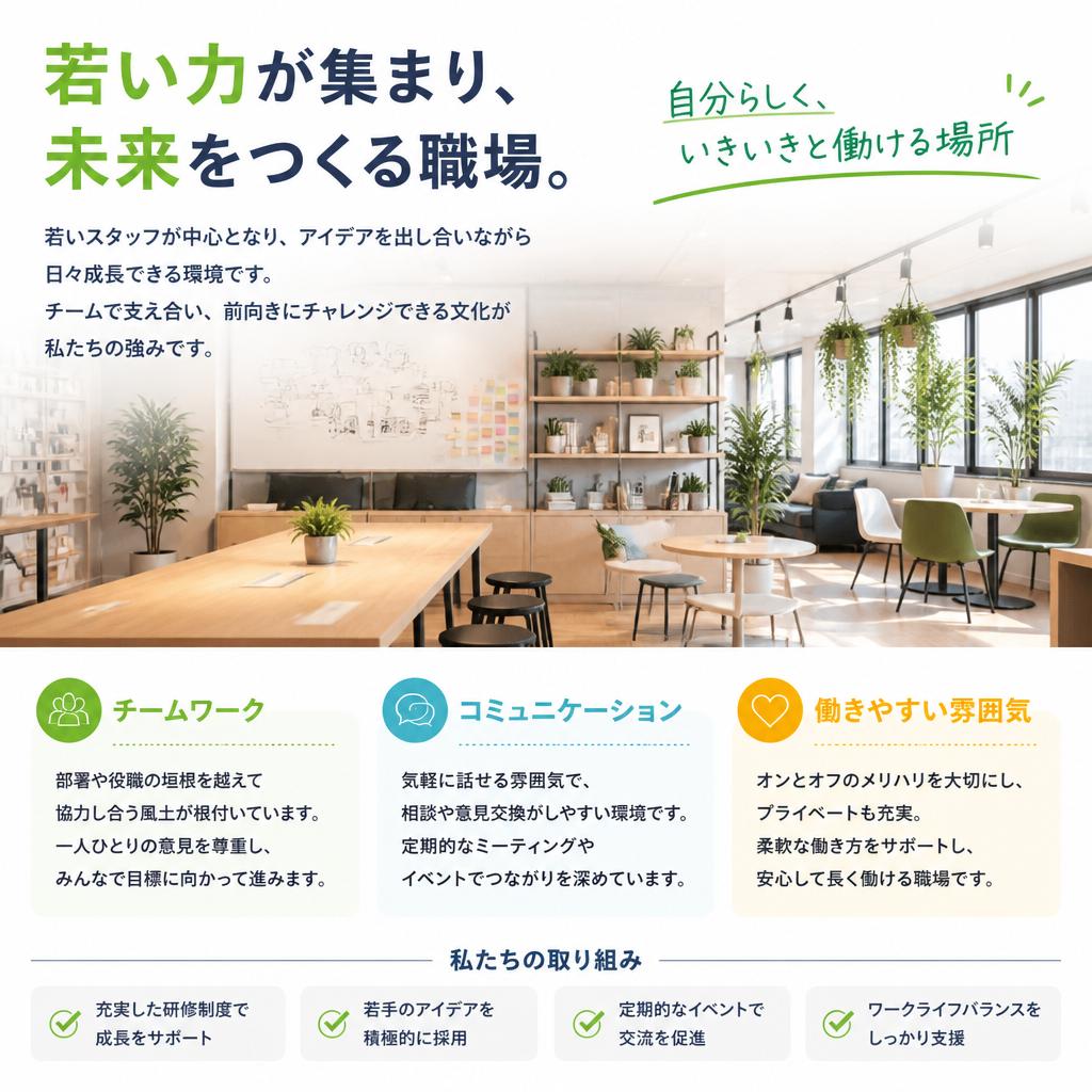 5. 充実した職場環境
