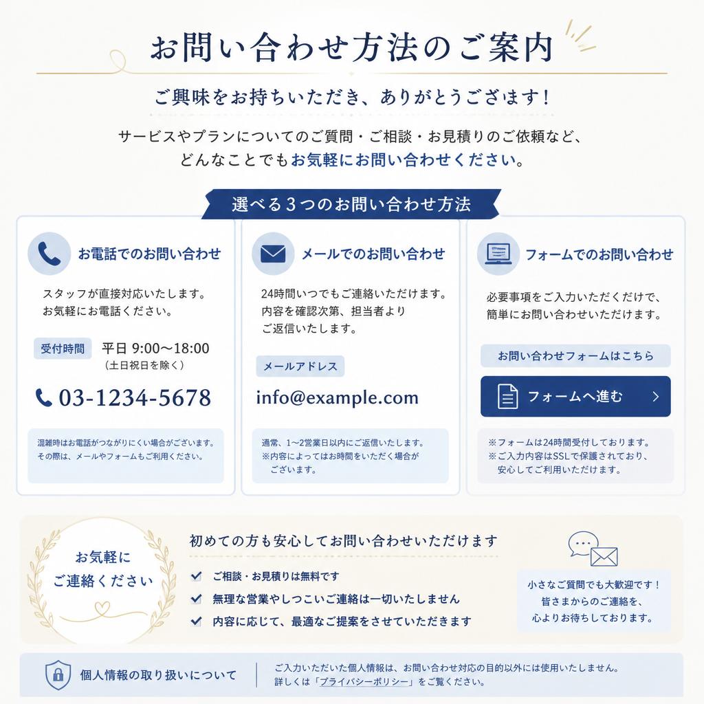 7. お問い合わせ