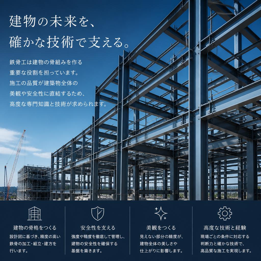 鉄骨工の重要性