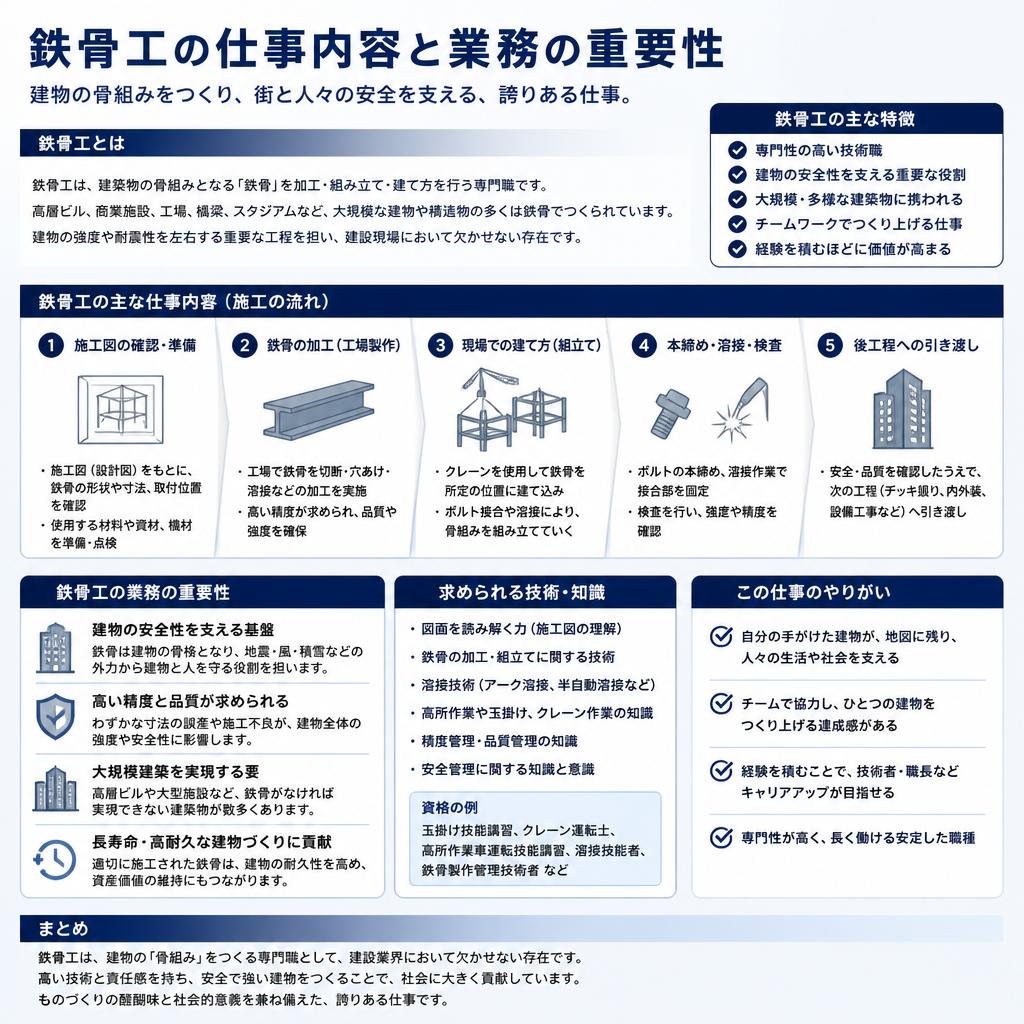 2. 鉄骨工とは？