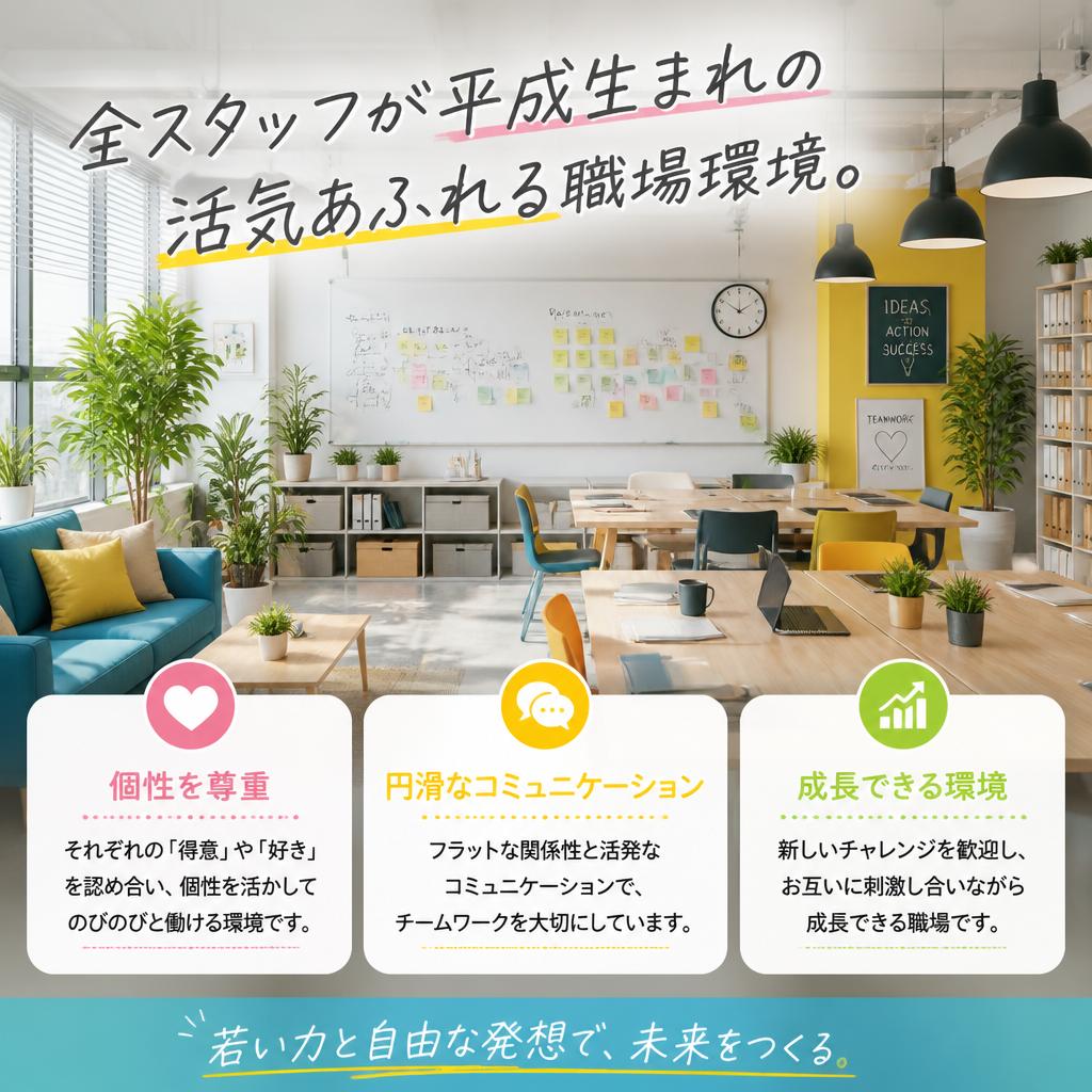 5. 職場環境 - 若い世代が活躍する明るい職場