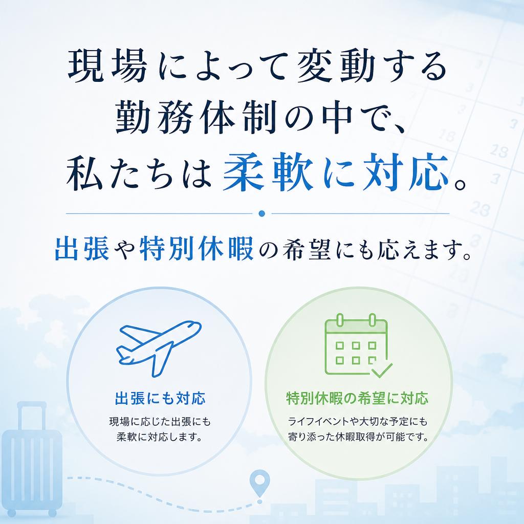 働き方の柔軟性