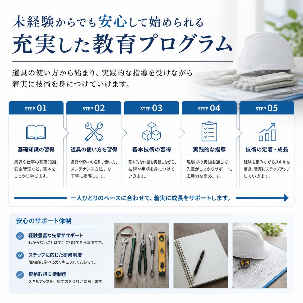 未経験者のための教育プログラム