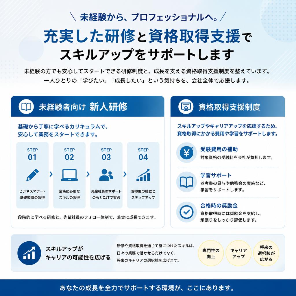 充実した教育プログラム