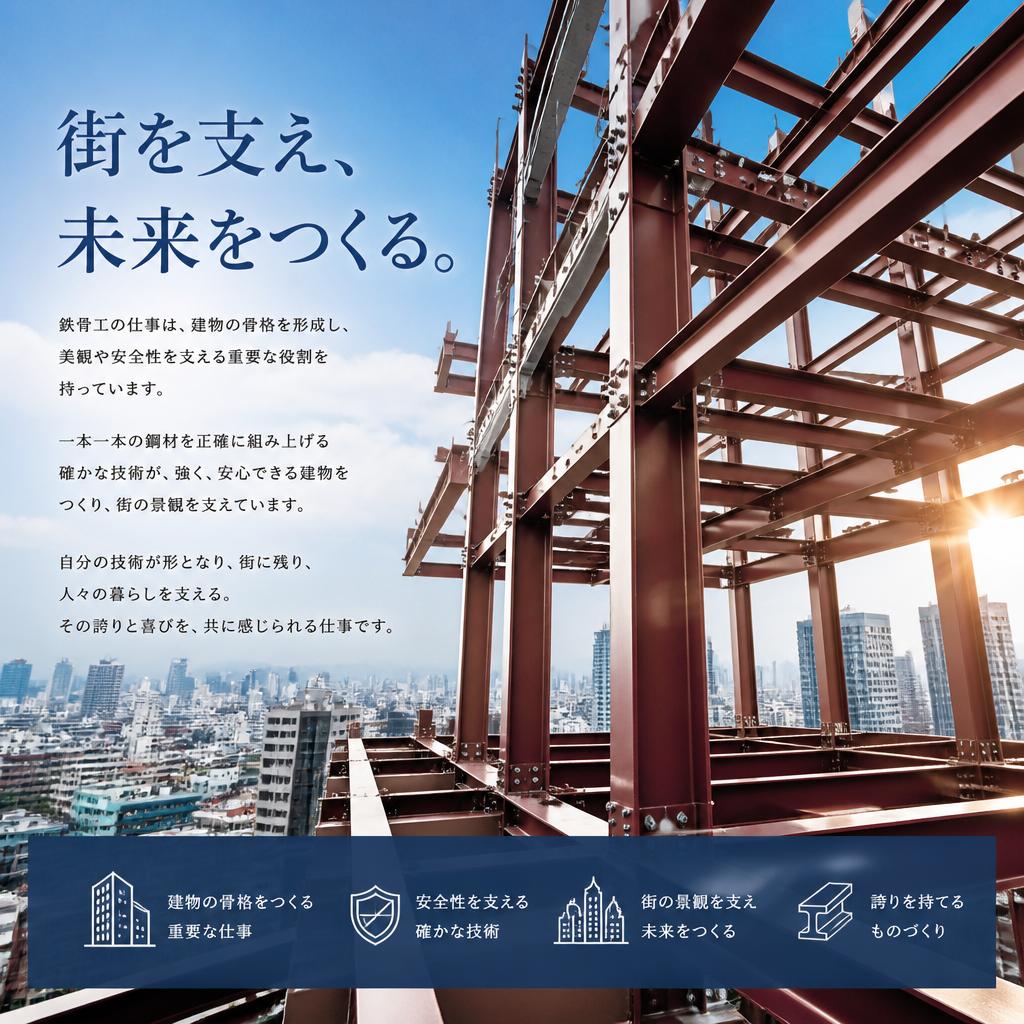 2. 鉄骨工の魅力