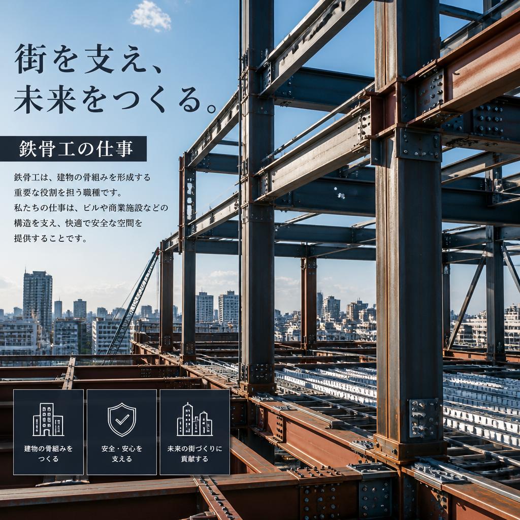 鉄骨工ってどんな仕事？