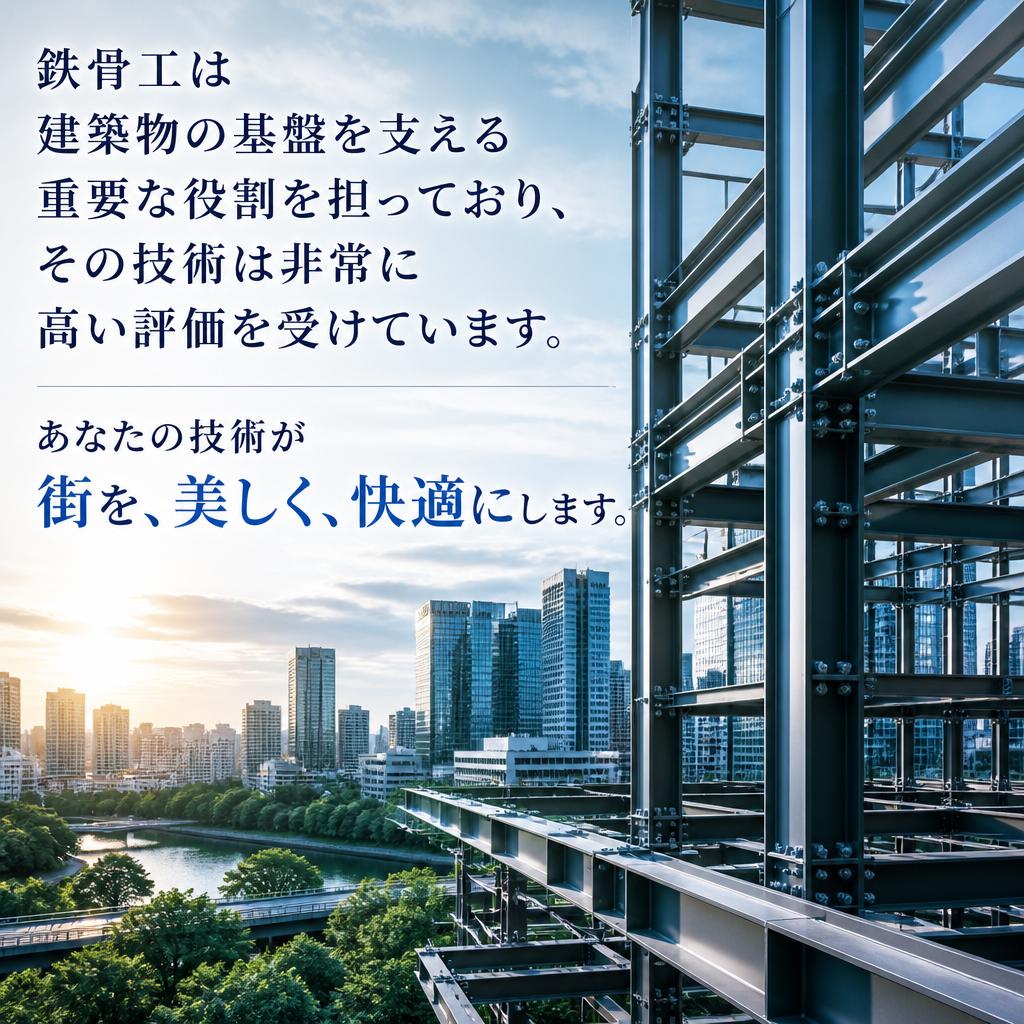 鉄骨工の魅力