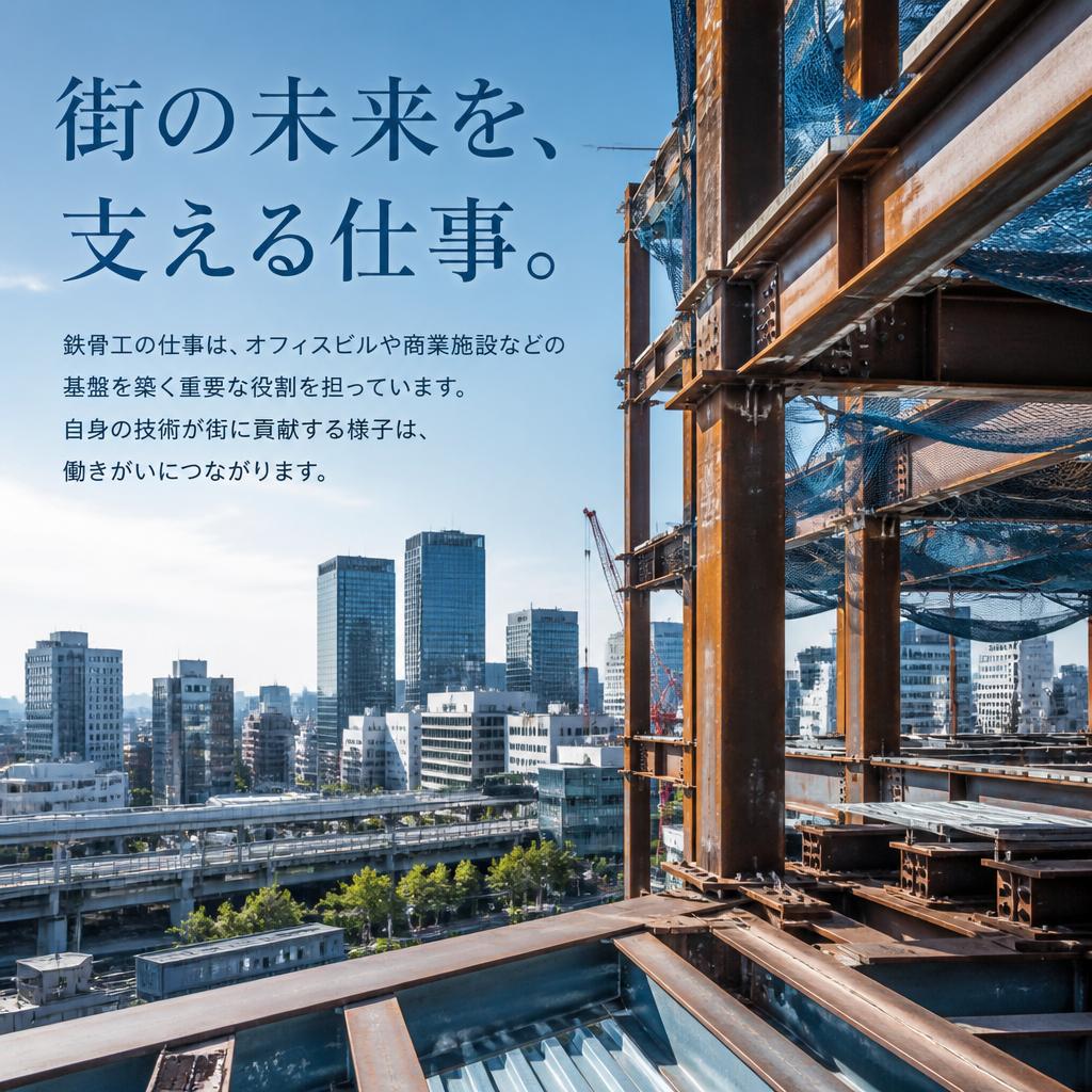 鉄骨工の魅力