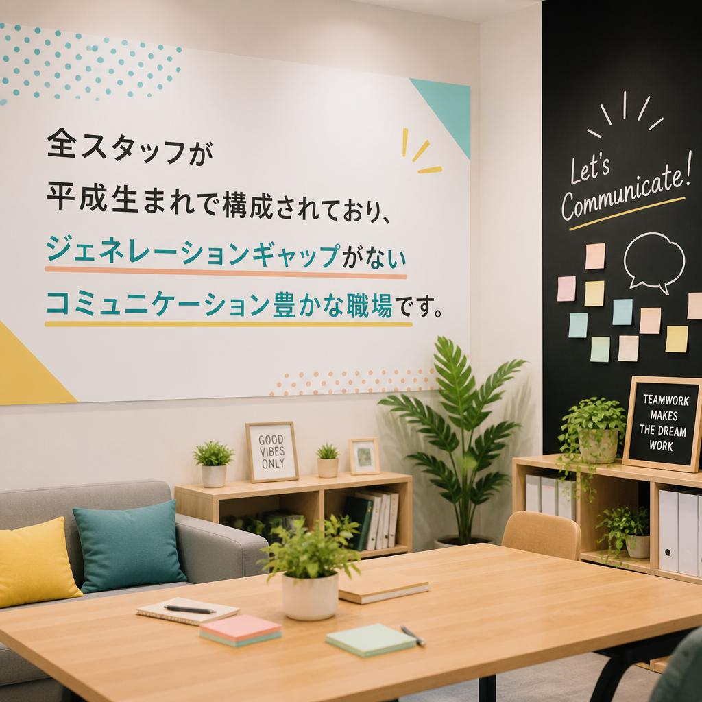 若い世代が活躍する職場環境