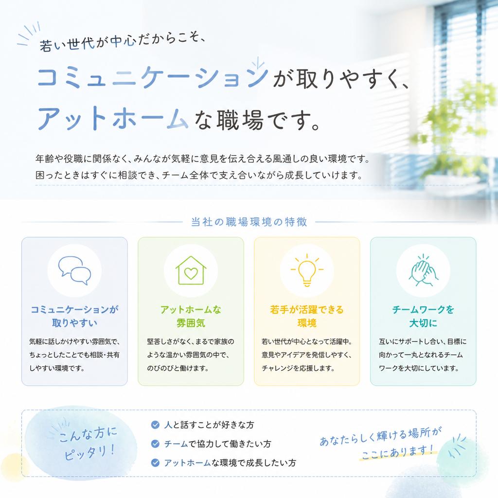 職場環境の紹介