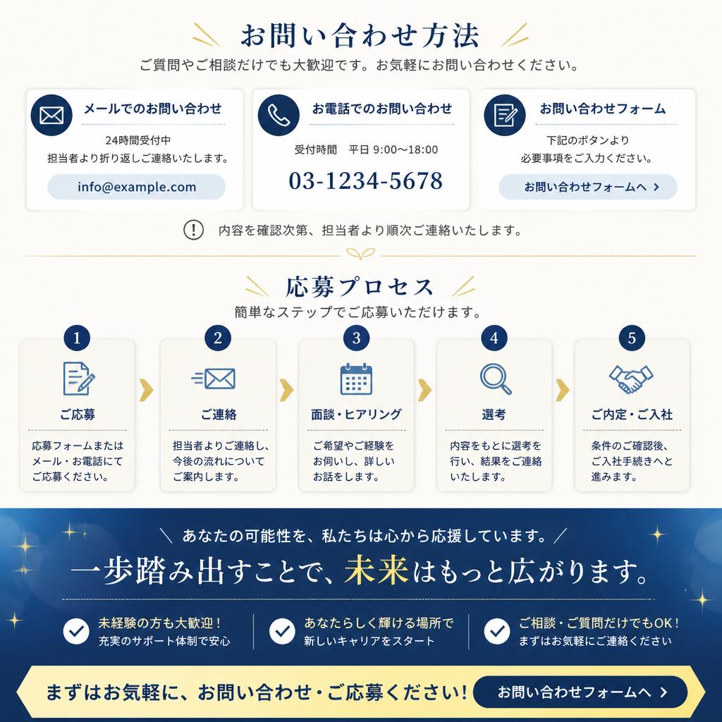 今すぐご応募を！