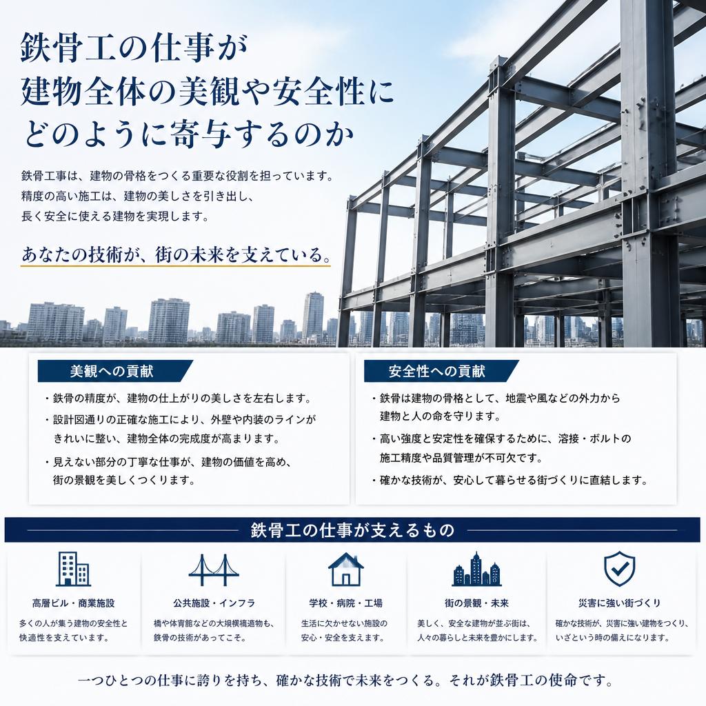 2. 鉄骨工の役割とは？