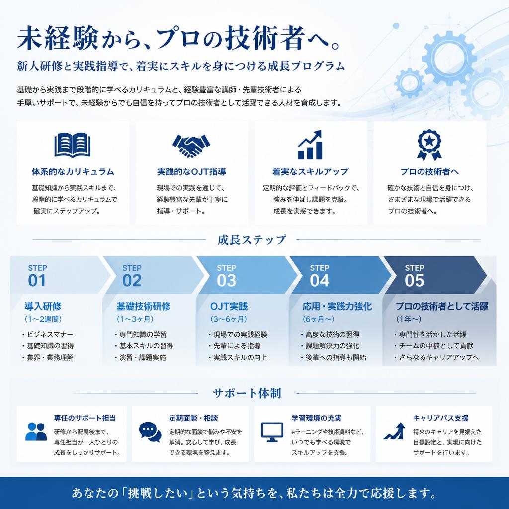 4. 充実の教育プログラム