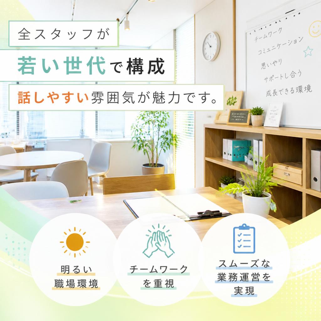 アットホームな職場環境