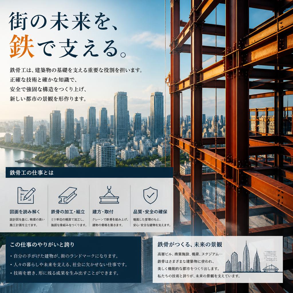 鉄骨工の魅力