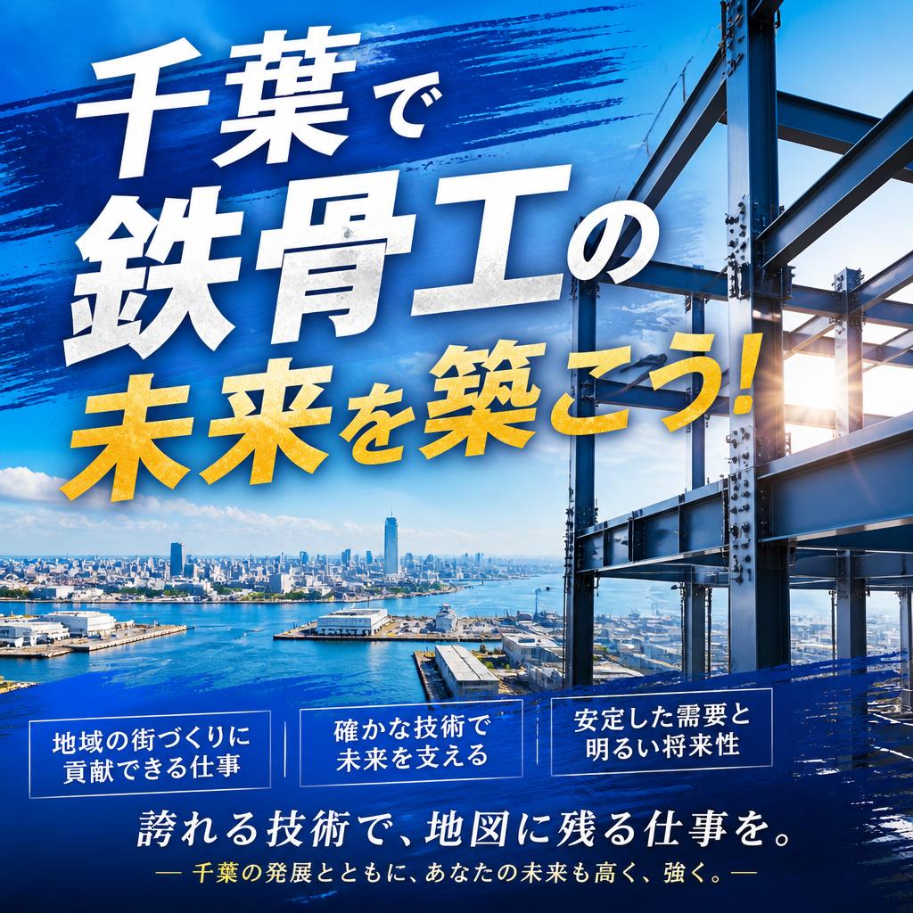 千葉で鉄骨工の未来を築こう！
