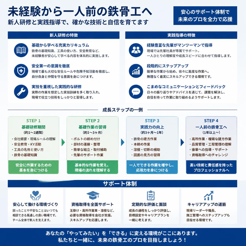 未経験でも安心！充実した教育プログラム