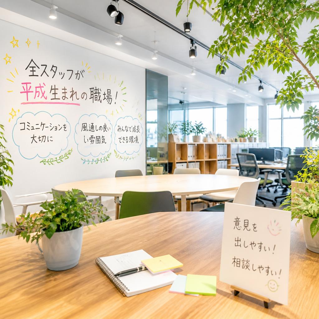 若い世代が活躍する職場環境