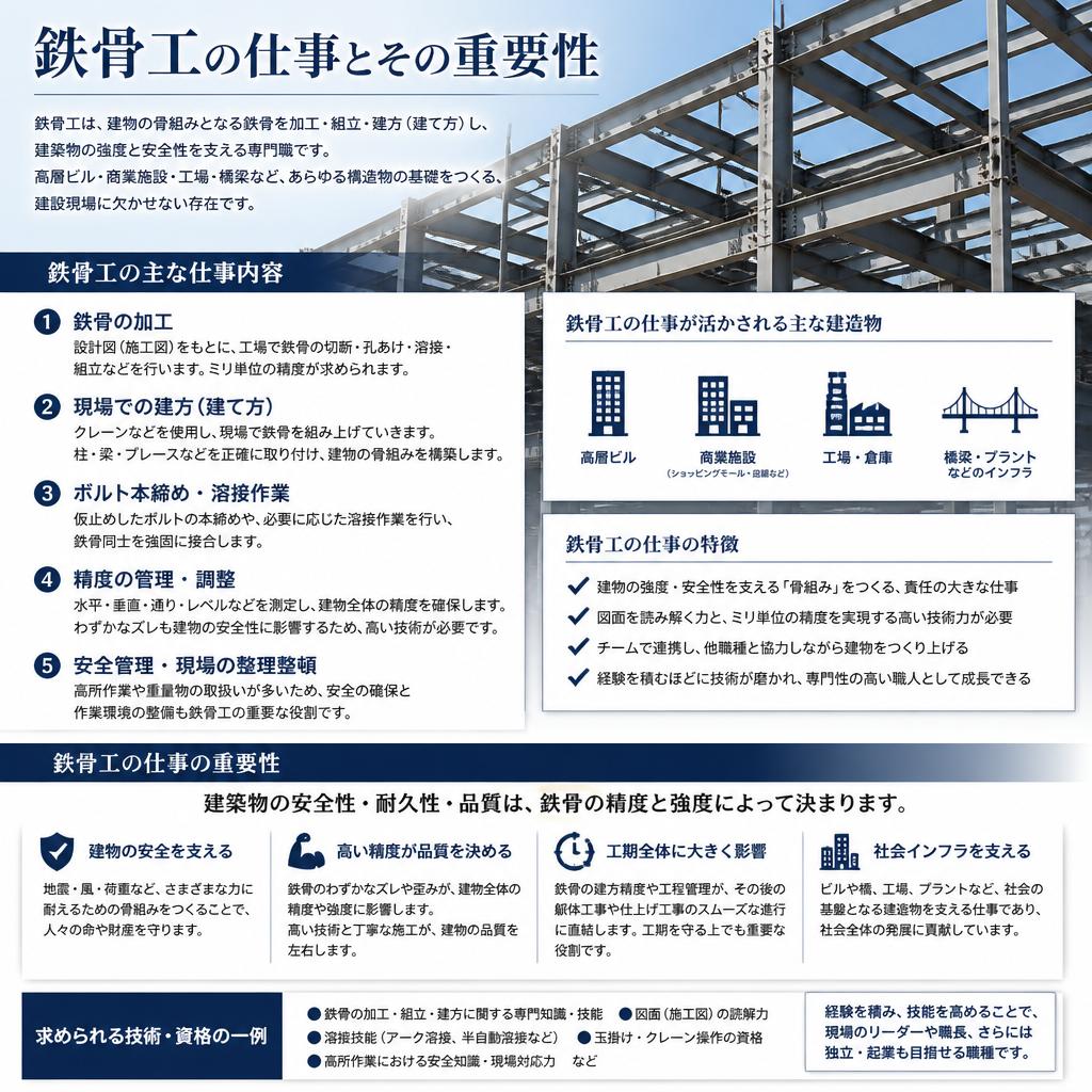 鉄骨工とは？